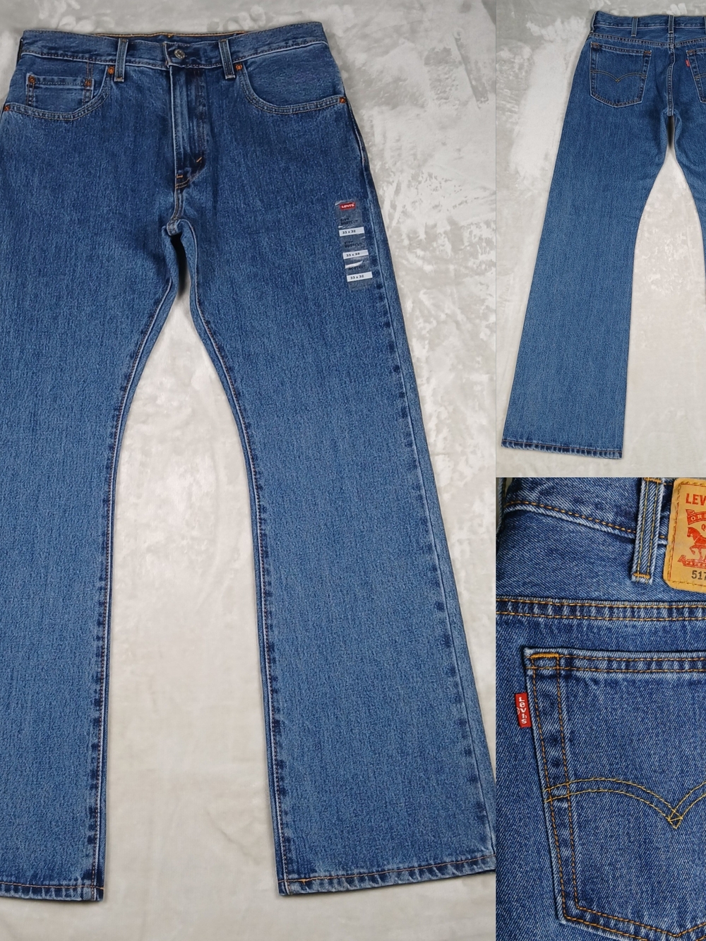 Levi's 517 Bootcut Jeans 33x32 Men's Medium Wash NWT